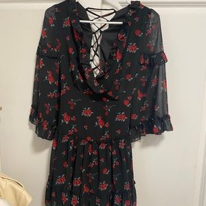 Floral mini dress